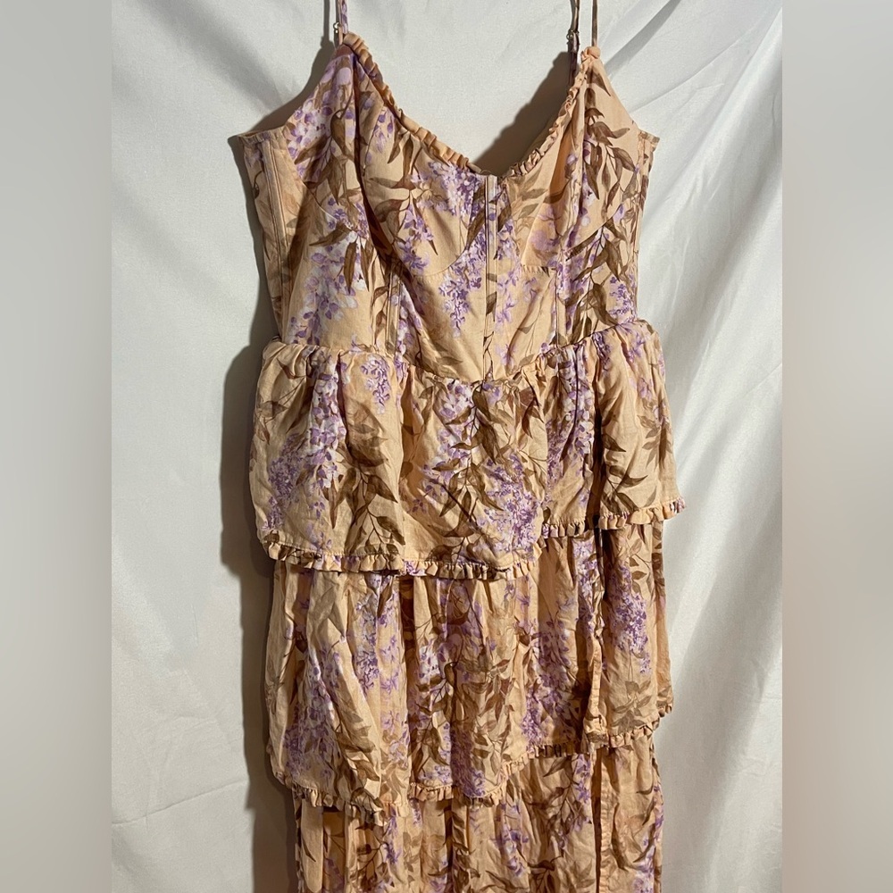 House of Harlow 1960 Revolve Linen Dress - Picture 2 of 14